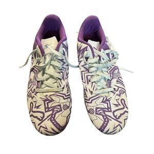 Puma Size US 4 Purple White Soccer Cleats